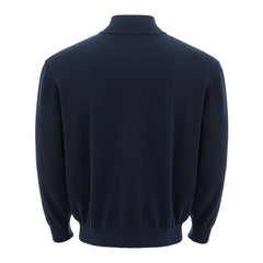 Armani Exchange Blue Cotton Sweater -   -  Armani Exchange.
