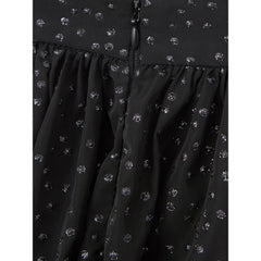 Lardini Elegant Black Polyethylene Midi Skirt -   -  Lardini.