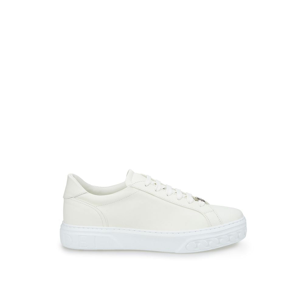 Casadei Sleek White Leather Sneakers -   -  Casadei.