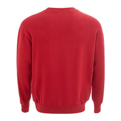 Ambush Elevated Red Cotton Sweater -   -  Ambush.