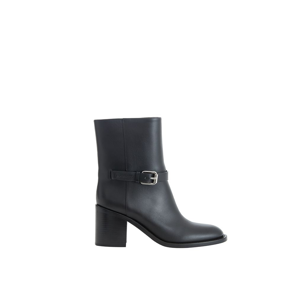 Burberry Black Leather Boot -   -  Burberry.