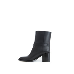 Burberry Black Leather Boot -   -  Burberry.