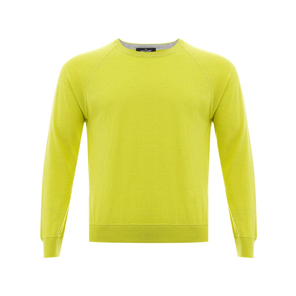 Gran Sasso Sunny Yellow Italian Cotton Sweater -   -  Gran Sasso.