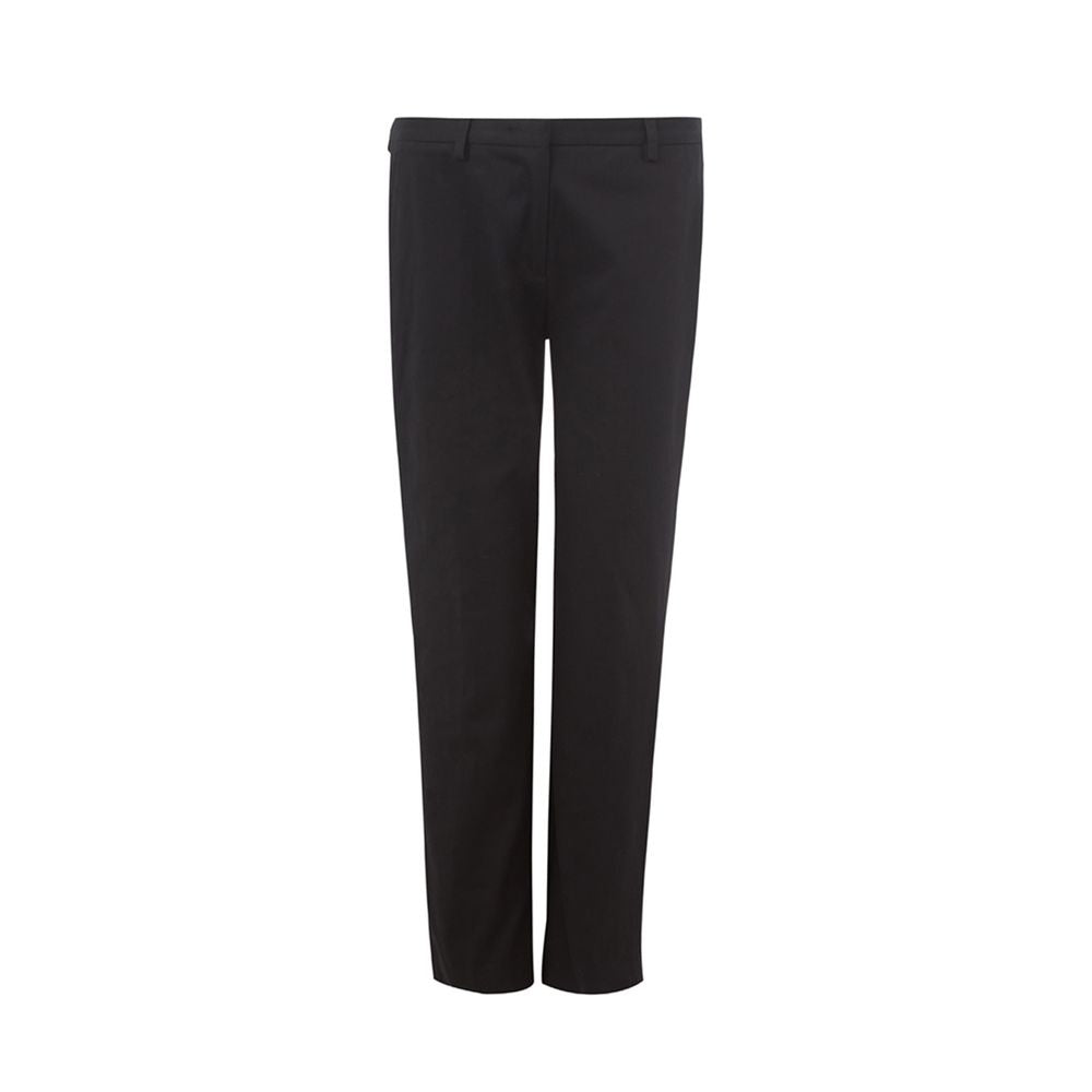 Lardini Italian Elegance Cotton Black Trousers -   -  Lardini.