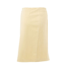 Lardini Elegant Yellow Viscose Skirt for Women -   -  Lardini.
