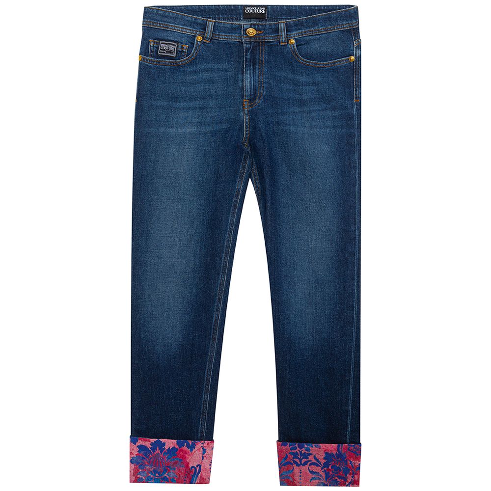 Versace Jeans Blue Cotton Jeans Denim -   -  Versace Jeans.