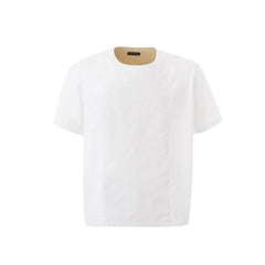 Emporio Armani White Cotton T-Shirt - - Emporio Armani.