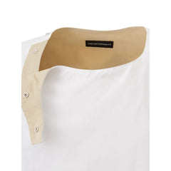 Emporio Armani White Cotton T-Shirt - - Emporio Armani.