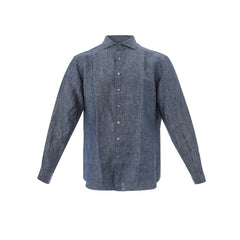 Lardini Elegant Flax Blue Shirt for Men -   -  Lardini.