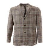 Lardini Elegant Multicolor Linen Jacket -   -  Lardini.