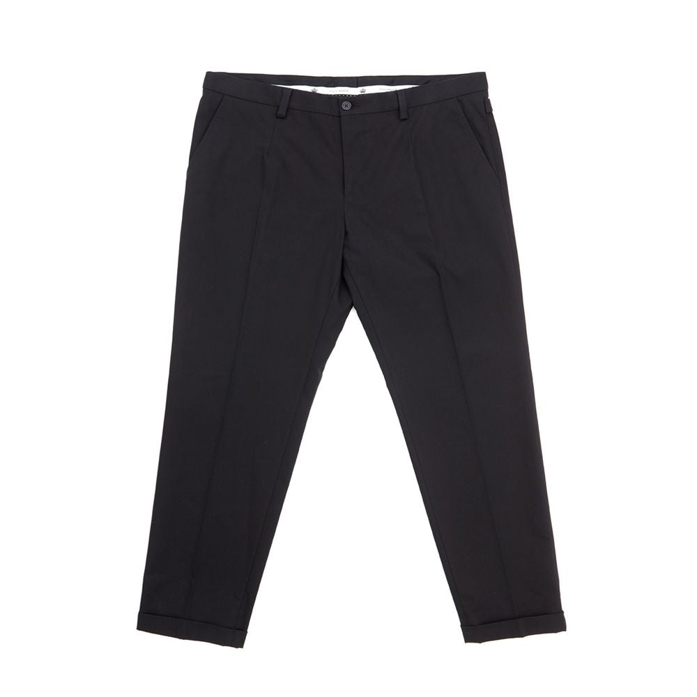 Dolce & Gabbana Elegant Black Cotton Pants for Men -   -  Dolce & Gabbana.