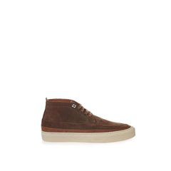 Lardini Elegant Suede Sneakers in Rich Brown -   -  Lardini.