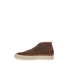 Lardini Elegant Suede Sneakers in Rich Brown -   -  Lardini.