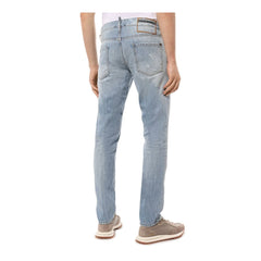 Dsquared² Light Blue Cotton Men Jeans -   -  Dsquared².