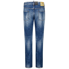 Dsquared² Blue Cotton Jeans & Pant -   -  Dsquared².