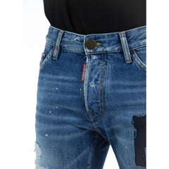 Dsquared² Blue Cotton Jeans & Pant -   -  Dsquared².