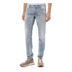 Dsquared² Light Blue Cotton Men Jeans -   -  Dsquared².