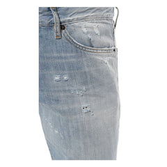 Dsquared² Light Blue Cotton Men Jeans -   -  Dsquared².