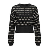 Only Black Cotton Sweater -   -  Only.