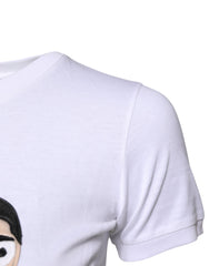 Dolce & Gabbana White Cotton #DGFAMILY Embroidery T-shirt -   -  Dolce & Gabbana.