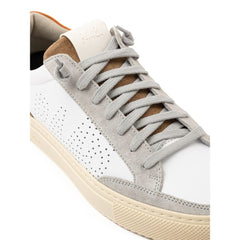 P448 White Leather Sneaker -   -  P448.
