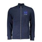 La Martina Blue Cotton Men Sweater -   -  La Martina.