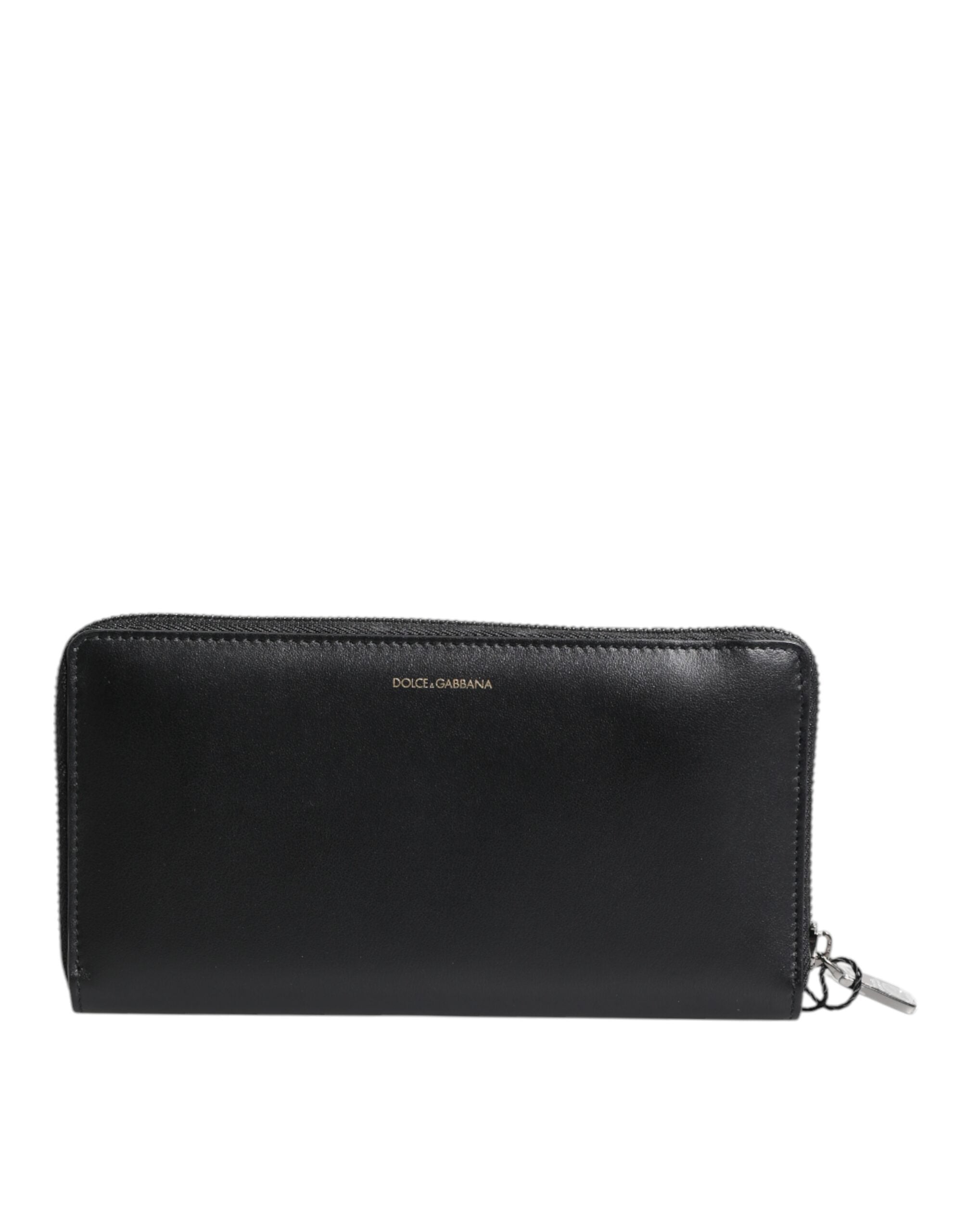 Dolce & Gabbana Black Blue Exotic Leather Embossed Continental Wallet -   -  Dolce & Gabbana.