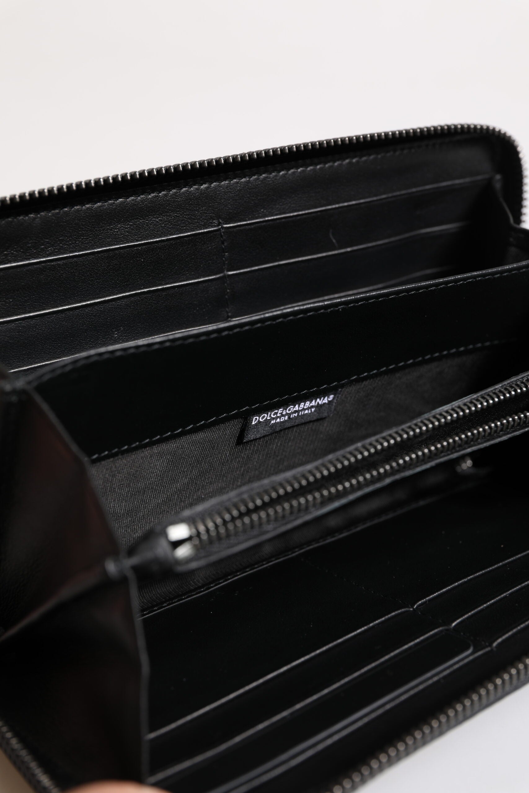 Dolce & Gabbana Black Blue Exotic Leather Embossed Continental Wallet -   -  Dolce & Gabbana. Dolce & Gabbana Black Blue Exotic Leather Embossed Continental Wallet -   -  Dolce & Gabbana.