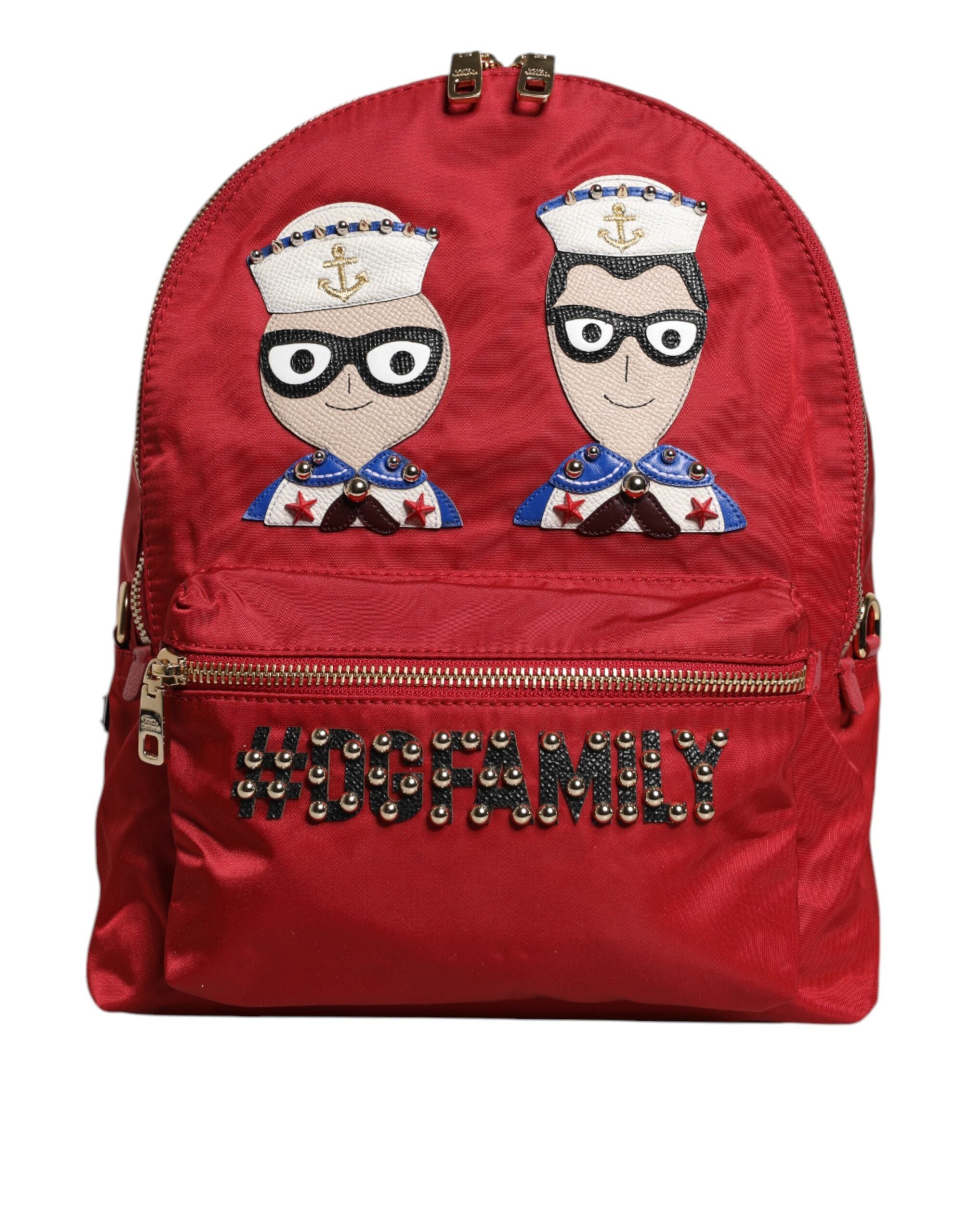 Dolce & Gabbana Red #DGFAMILY VULCANO Embellishment Backpack Bag -   -  Dolce & Gabbana. Dolce & Gabbana Red #DGFAMILY VULCANO Embellishment Backpack Bag -   -  Dolce & Gabbana.