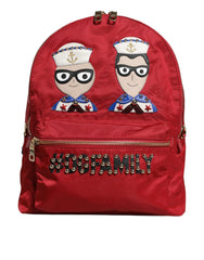 Dolce & Gabbana Red #DGFAMILY VULCANO Embellishment Backpack Bag -   -  Dolce & Gabbana.
