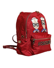 Dolce & Gabbana Red #DGFAMILY VULCANO Embellishment Backpack Bag -   -  Dolce & Gabbana.