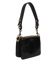 Dolce & Gabbana Black Exotic Leather Shoulder Sling Clutch Bag -   -  Dolce & Gabbana.