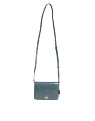 Dolce & Gabbana Green Exotic Leather DG Plaque Crossbody Mini Bag -   -  Dolce & Gabbana.