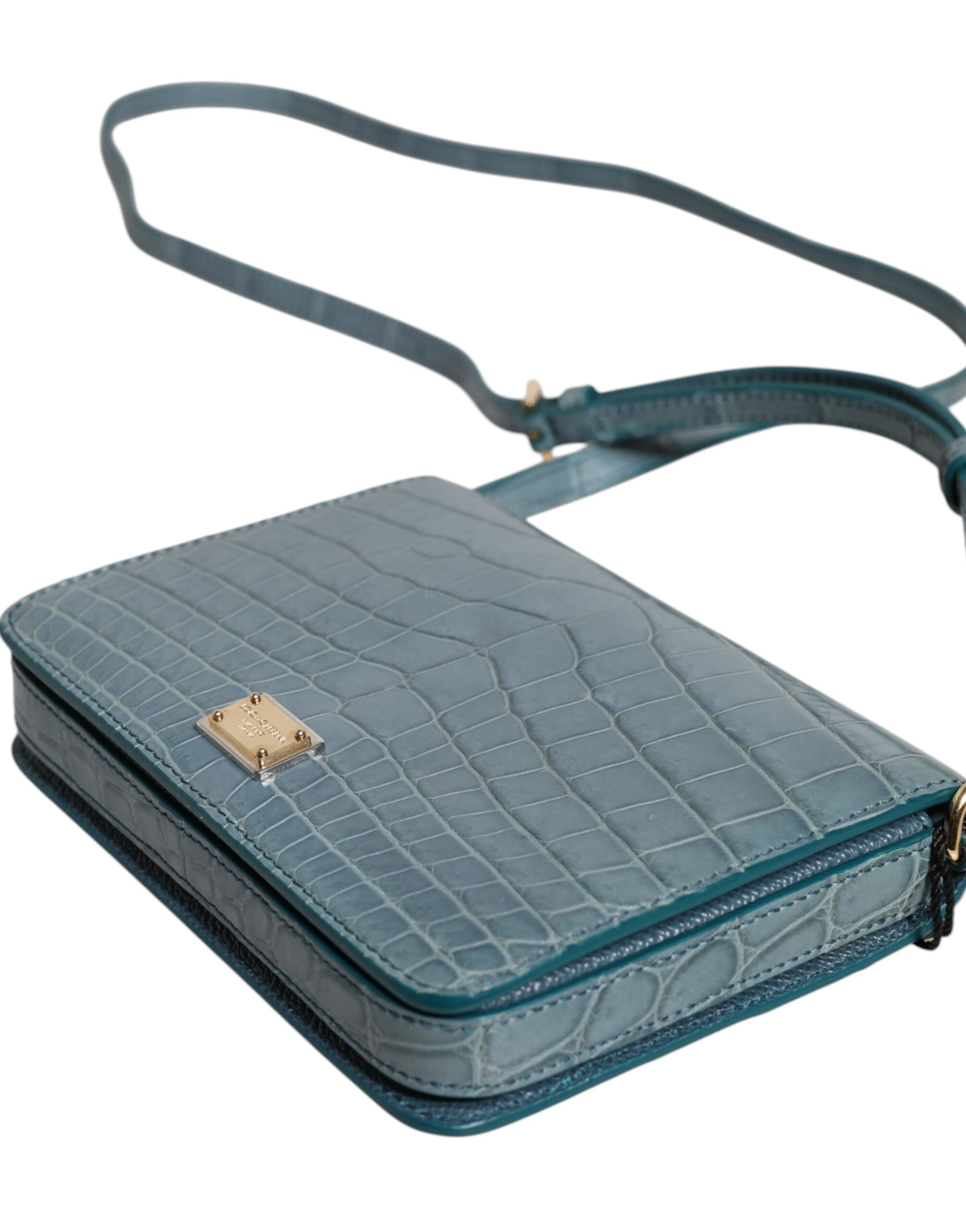 Dolce & Gabbana Green Exotic Leather DG Plaque Crossbody Mini Bag -   -  Dolce & Gabbana. Dolce & Gabbana Green Exotic Leather DG Plaque Crossbody Mini Bag -   -  Dolce & Gabbana.