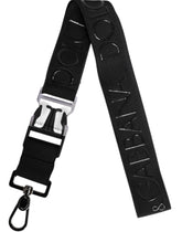 Dolce & Gabbana Black Stretch Polyester Rubberised DG Logo Keychain -   -  Dolce & Gabbana.