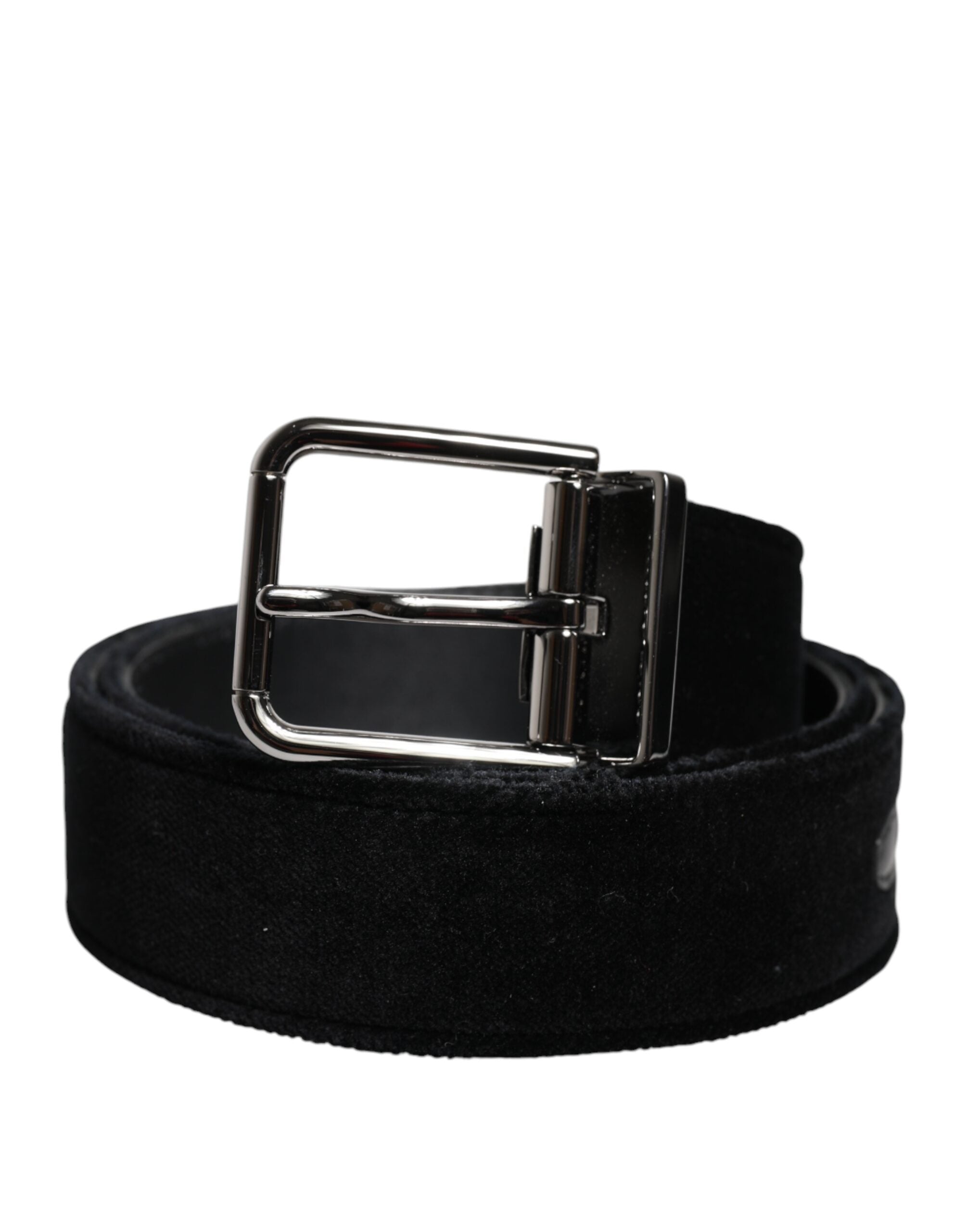 Dolce & Gabbana Black Cotton Silver Tone Metal Buckle Belt -   -  Dolce & Gabbana. Dolce & Gabbana Black Cotton Silver Tone Metal Buckle Belt -   -  Dolce & Gabbana.
