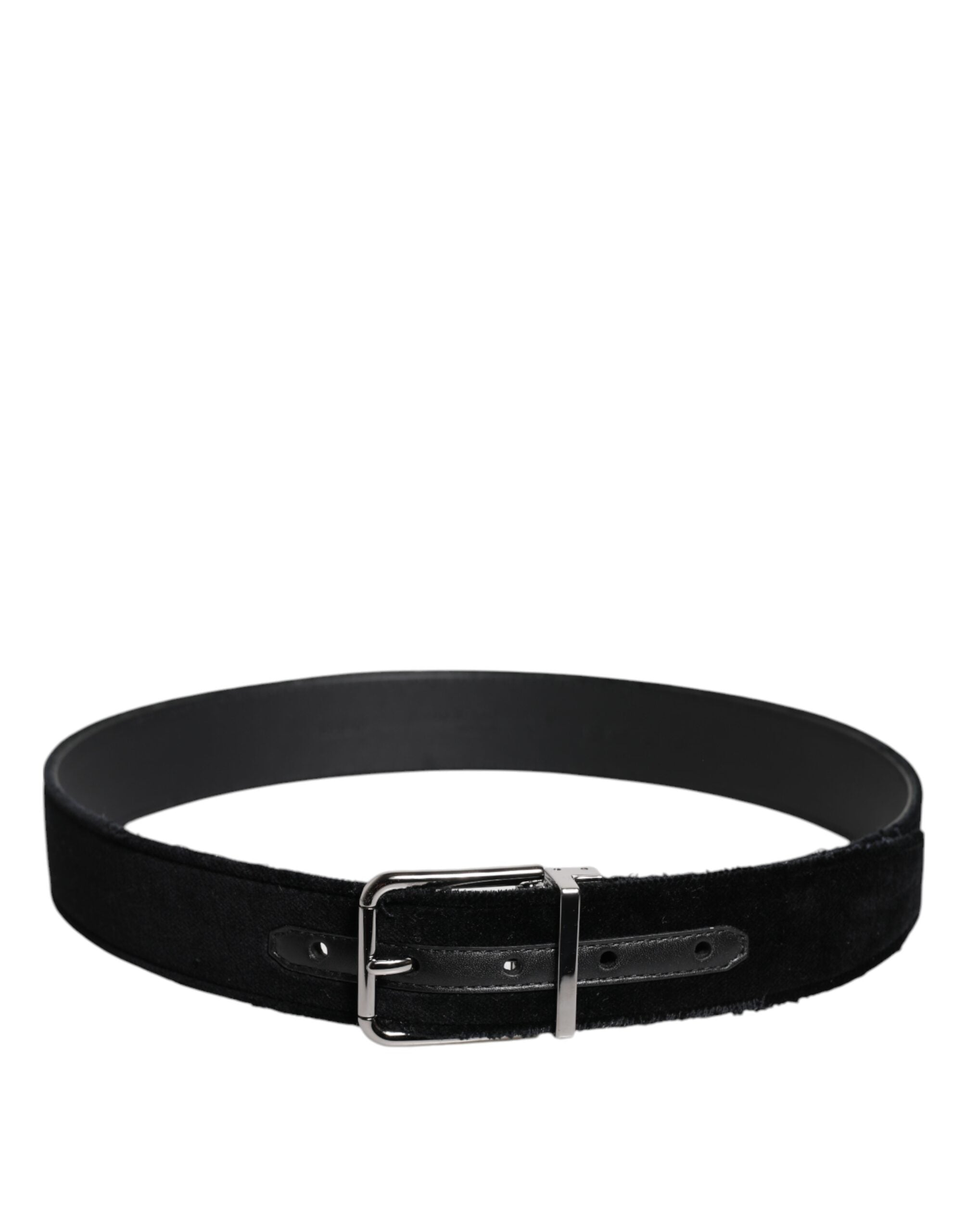 Dolce & Gabbana Black Cotton Silver Tone Metal Buckle Belt -   -  Dolce & Gabbana. Dolce & Gabbana Black Cotton Silver Tone Metal Buckle Belt -   -  Dolce & Gabbana.