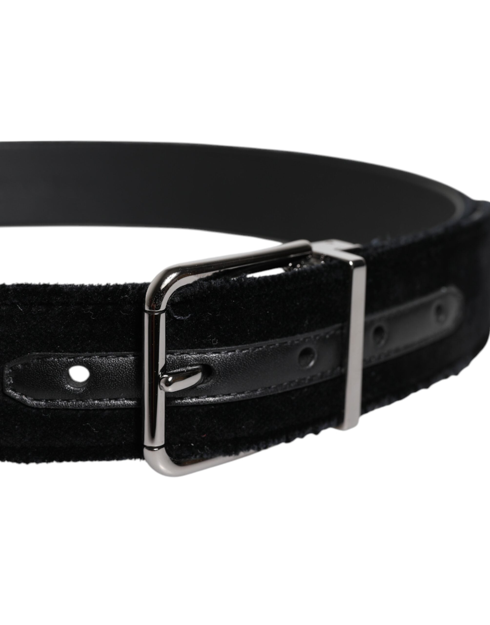 Dolce & Gabbana Black Cotton Silver Tone Metal Buckle Belt -   -  Dolce & Gabbana. Dolce & Gabbana Black Cotton Silver Tone Metal Buckle Belt -   -  Dolce & Gabbana.