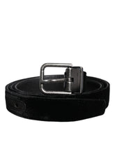 Dolce & Gabbana Black Leather Metal Buckle Classic Belt -   -  Dolce & Gabbana.