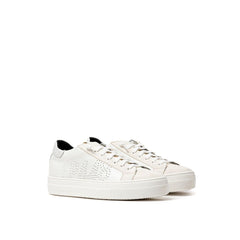P448 White Leather Sneaker -   -  P448.