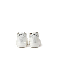 P448 White Leather Sneaker -   -  P448.