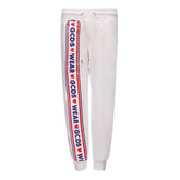 GCDS White Cotton Joggers Workout Pant -   -  GCDS.