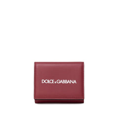 Dolce & Gabbana Red Calfskin Wallet -   -  Dolce & Gabbana.