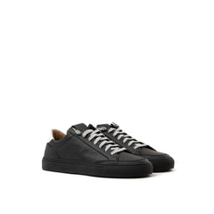 P448 Black Leather Sneaker -   -  P448.