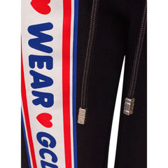 GCDS Black Cotton Joggers Workout Pant -   -  GCDS.