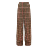 Lardini Elegant Brown Viscose Pants for Women -   -  Lardini.