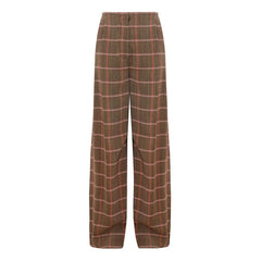 Lardini Elegant Brown Viscose Pants for Women -   -  Lardini.