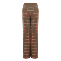 Lardini Elegant Brown Viscose Pants for Women -   -  Lardini.