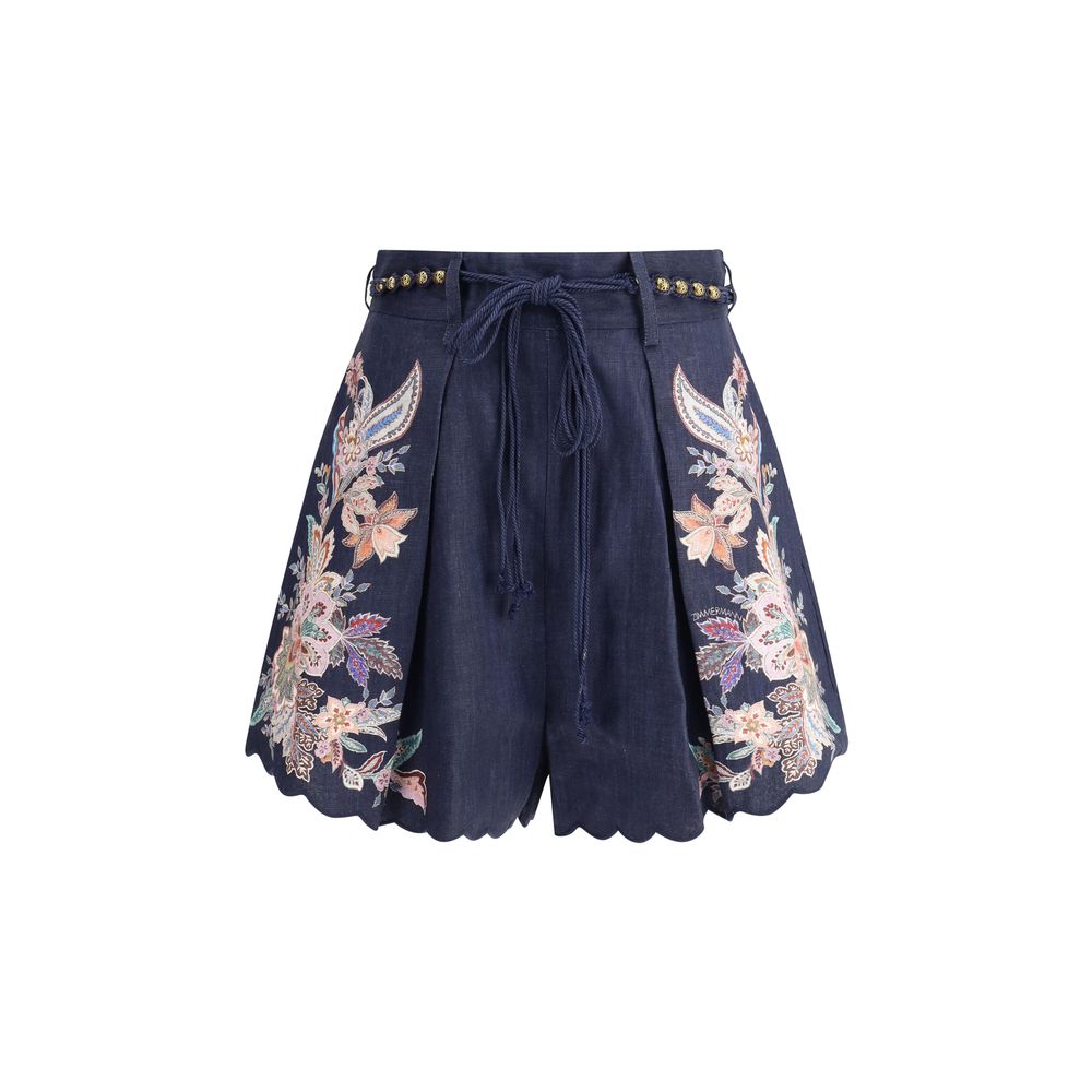 Zimmermann Rhiannon Tuck Shorts -   -  Zimmermann.
