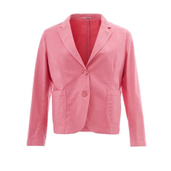Lardini Elegant Pink Cotton Jacket for Her -   -  Lardini.
